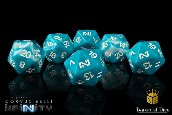 INFINITY: HYPERPOWER, DICE SET - Bards & Cards
