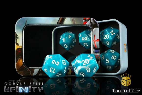 INFINITY: HYPERPOWER, DICE SET - Bards & Cards