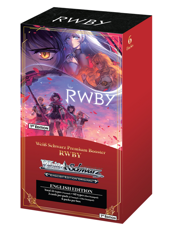 Weiss Schwarz: RWBY Premium Booster Box (6 Packs) - Bards & Cards