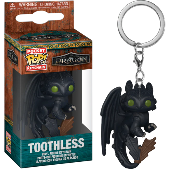 Funko HTTTD - Toothless Pocket Pop! Keychain - Bards & Cards