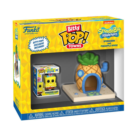 Funko Bitty POP!: Towns - SpongeBob and Pineapple House - Bards & Cards