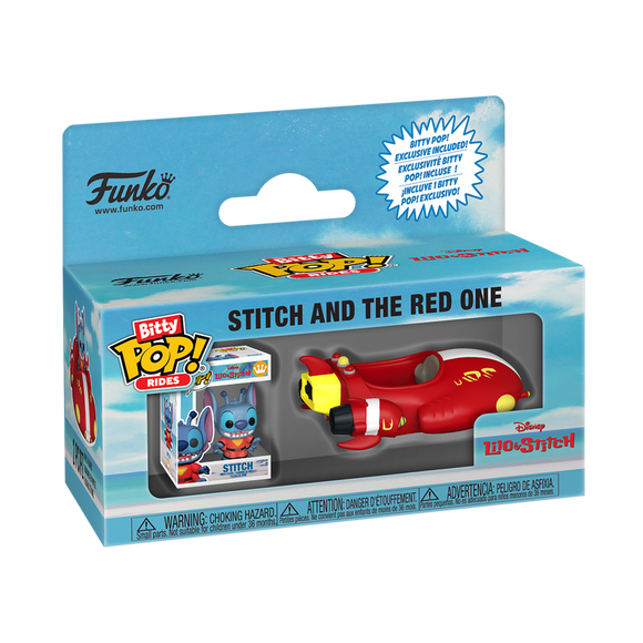 Funko POP! Bitty Rides: Stitch and the Red One - Bards & Cards