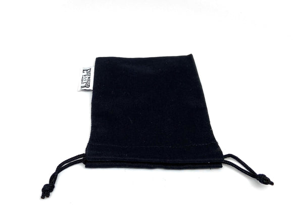 Small Cotton Twill Dice Bag - Plain Design - Bards & Cards