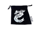 Small Cotton Twill Dice Bag - Celtic Knot Dragon Design - Bards & Cards