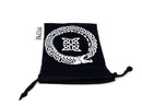 Small Cotton Twill Dice Bag - Ouroboros Design - Bards & Cards