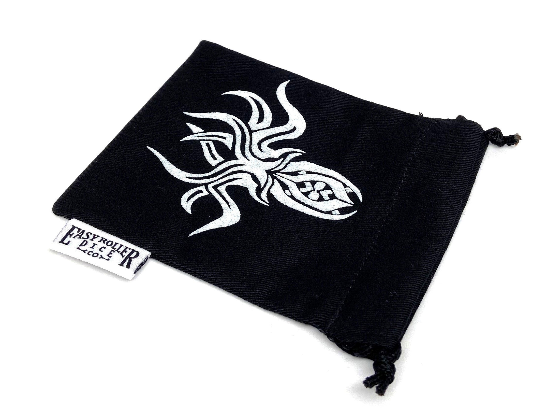 Small Cotton Twill Dice Bag - Cthulhu Design - 0