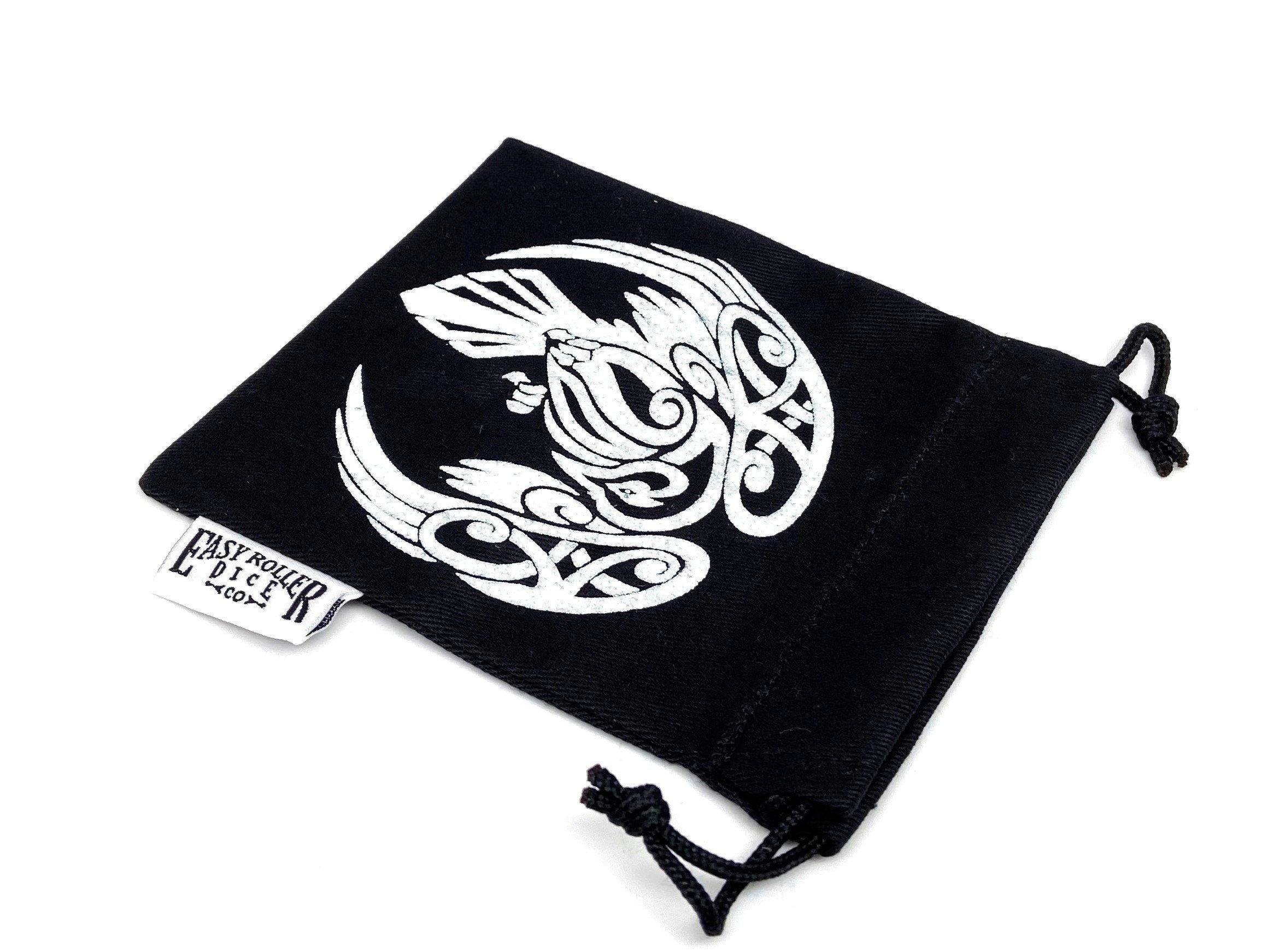 Small Cotton Twill Dice Bag - Raven Design - 0