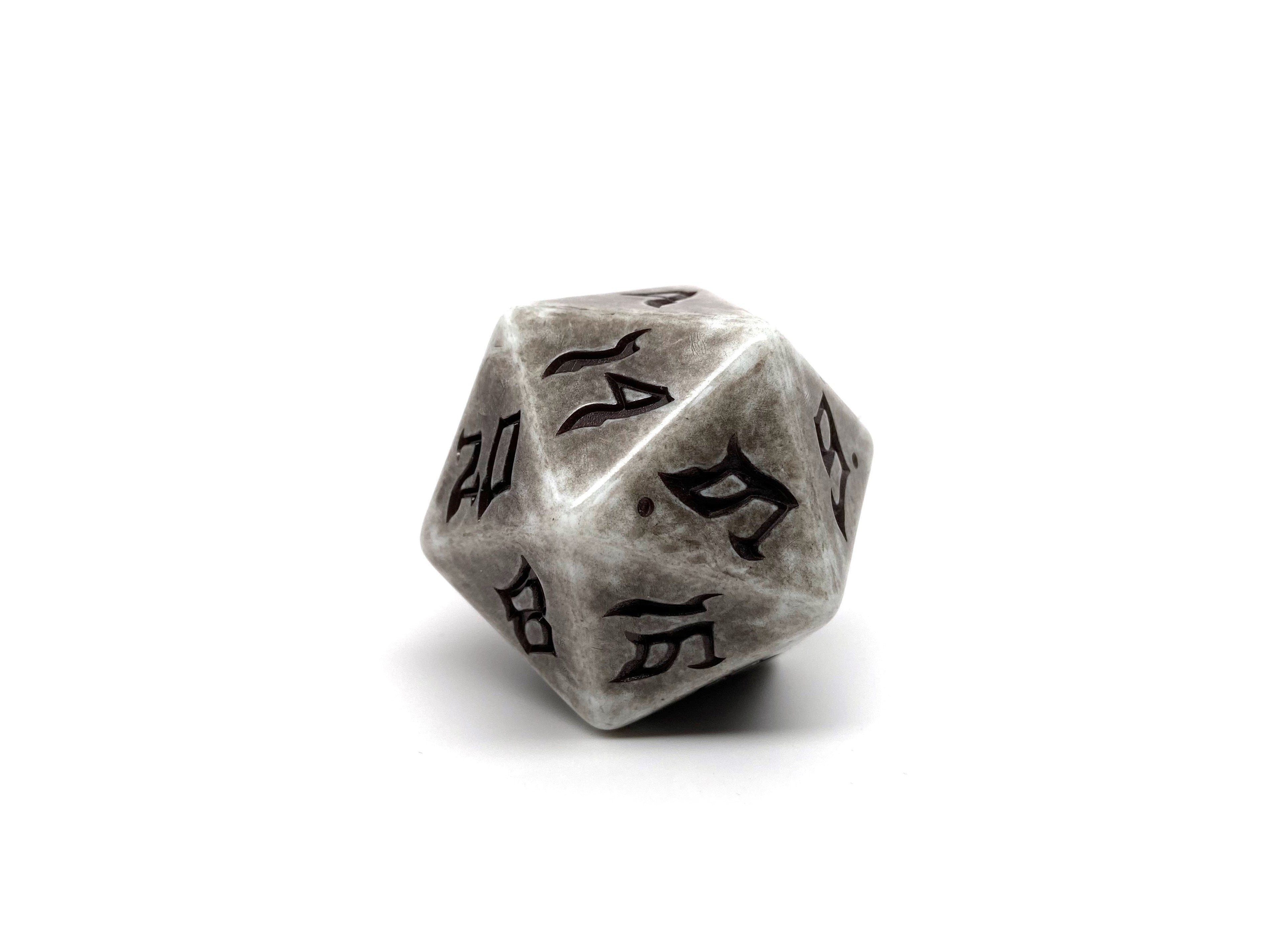 Dice of the Giants - Stone Giant D20 - Bards & Cards