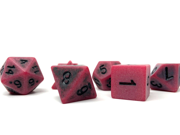 Ancient Brimstone Dice Collection - 7 Piece Set - Bards & Cards