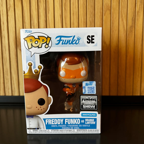 Funko Fundays Experience 2025: Pop! Originals DC Freddy Funko as Orange Lantern () LE3100 - Bards & Cards
