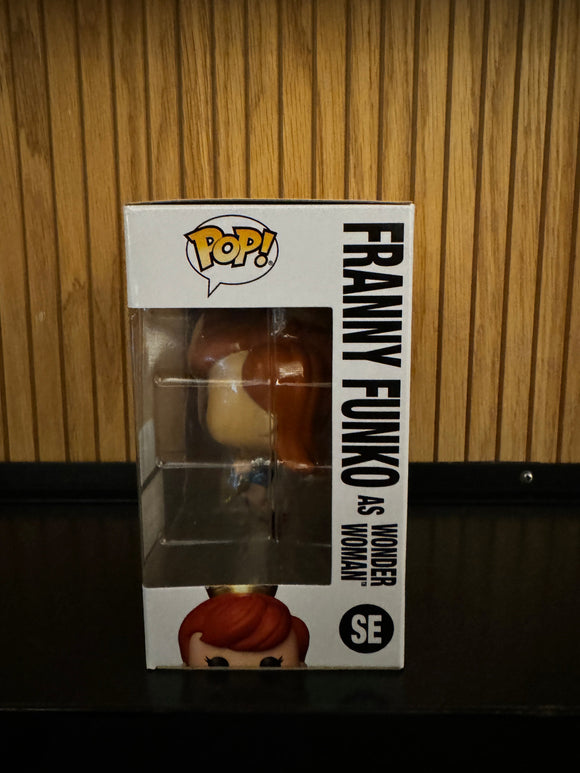 Funko Fundays Experience 2025: Pop! Originals DC Franny Funko as Wonder Woman (Diamond Glitter) LE2100 - Bards & Cards