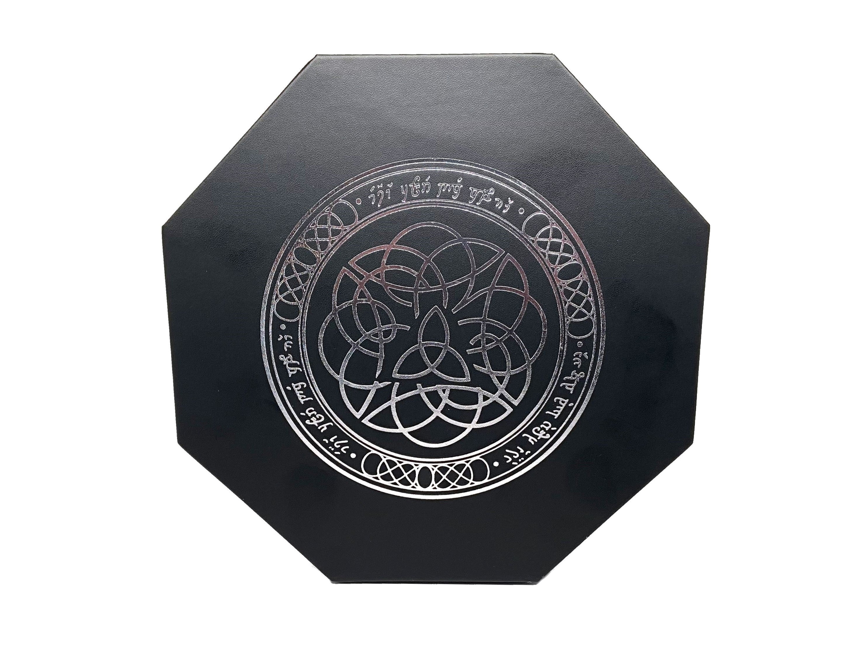 Elven Runes Dice Tray With Dice Staging Area and Lid - Bards & Cards