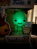 Funko Fundays Experience 2025: Pop! Originals R.L. STINE Freddy Funko as Night of the Living Dummy (Glow in the Dark) LE500 - Bards & Cards