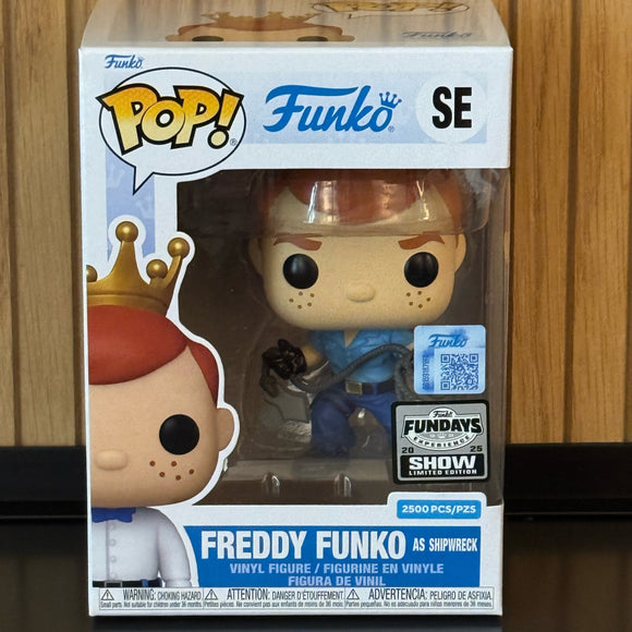 Funko Fundays Experience 2025: Pop! Originals G.I. JOE Freddy Funko as Shipwreck () LE2500 - Bards & Cards