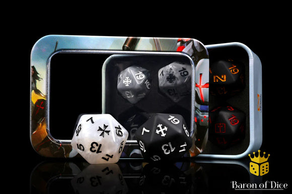 INFINITY: MILITARY ORDERS, DICE SET - Bards & Cards