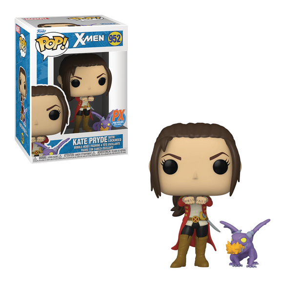 Funko POP! X-Men - Kate Pryde with Lockheed Vinyl Figure #952 Preview Exclusives (PX) - Bards & Cards