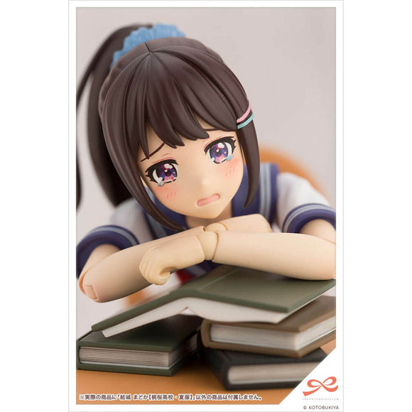 KOTOBUKIYA Plastic Model Kits: Sousai Shoujo Teien - Madoka Yuki (Touou High School Summer Clothes) 1/10 Scale Model Kit - Bards & Cards