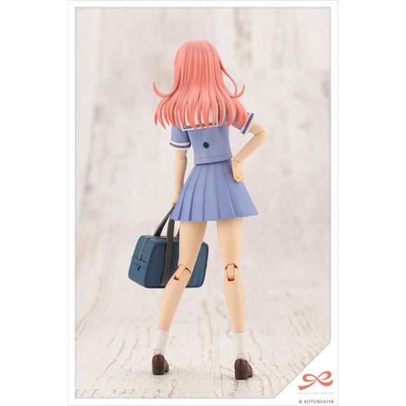 KOTOBUKIYA Plastic Model Kits: Sousai Shoujo Teien - Madoka Yuki High School Summer Clothes (Dreaming Style Milky Marine Ver.) 1/10 Scale Model Kit - Bards & Cards