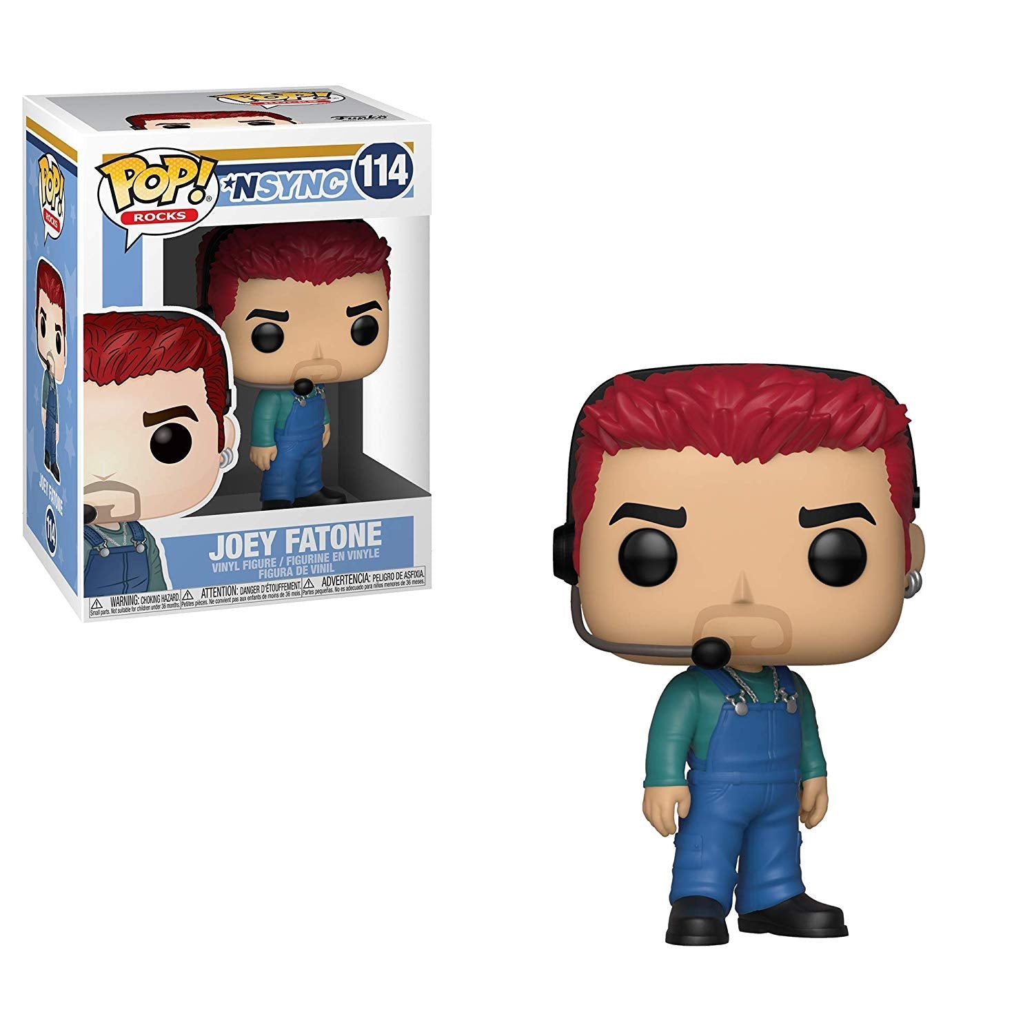 Funko POP! Rocks: *NSYNC -  Joey Fatone Vinyl Figure #114 - Bards & Cards