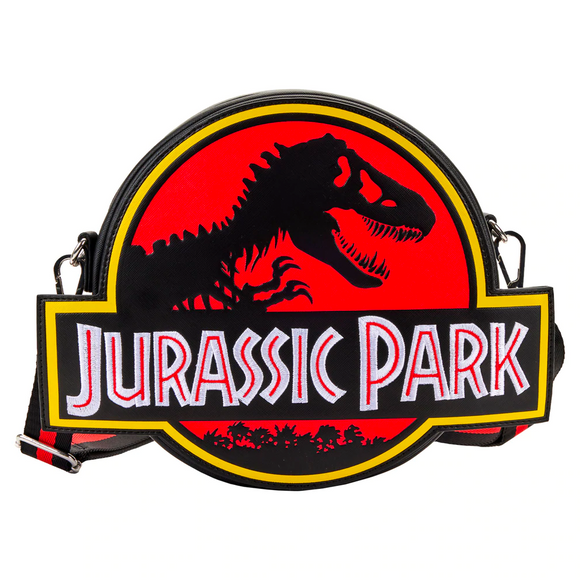 Loungefly: Universal - Jurassic Park Logo Crossbody Bag - Bards & Cards