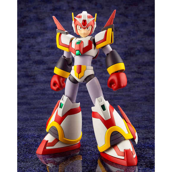 KOTOBUKIYA Plastic Model Kits: Mega Man X - Mega Man X (Force Armor Rising Fire Ver.) 1/12 Scale Model Kit - Bards & Cards