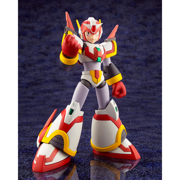 KOTOBUKIYA Plastic Model Kits: Mega Man X - Mega Man X (Force Armor Rising Fire Ver.) 1/12 Scale Model Kit - Bards & Cards