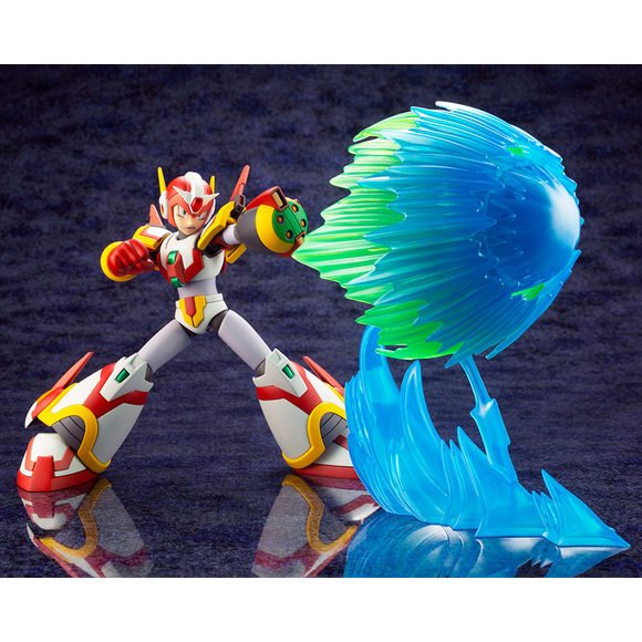KOTOBUKIYA Plastic Model Kits: Mega Man X - Mega Man X (Force Armor Rising Fire Ver.) 1/12 Scale Model Kit - Bards & Cards