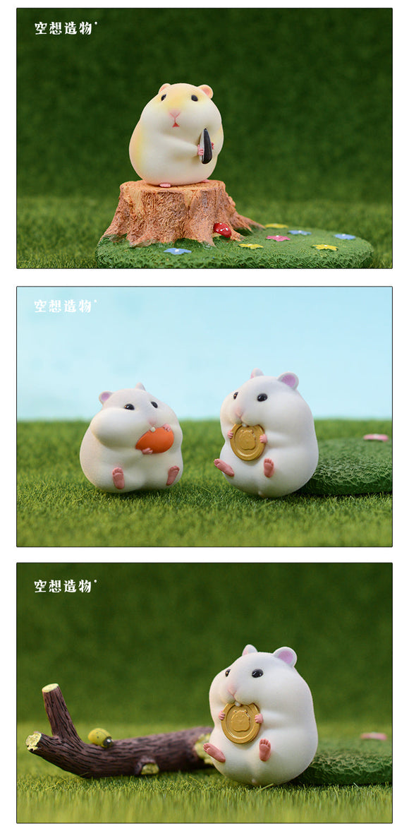KONGZOO: The Gluttonous Hamsters Series - 1 Blind Box Figure - Bards & Cards