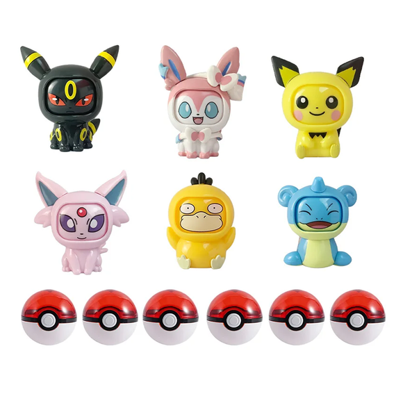 LingDong: Pokemon Face Off Figures 3rd Batch - 1 Blind Pokeball Capsule - Bards & Cards