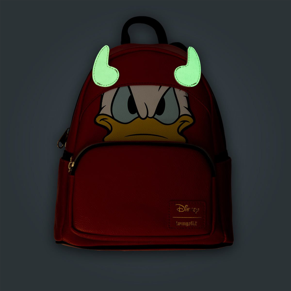 Loungefly: Disney - Devil Donald Duck Cosplay Mini Backpack Entertainment Earth Exclusive - 0