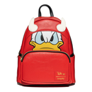 Loungefly: Disney - Devil Donald Duck Cosplay Mini Backpack Entertainment Earth Exclusive - Bards & Cards