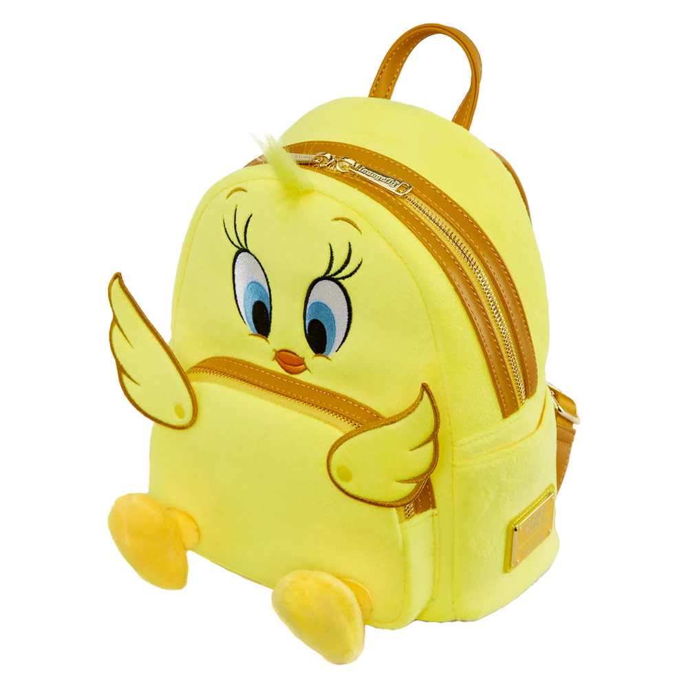 Loungefly: Looney Tunes - Tweety Plush Mini Backpack - 0