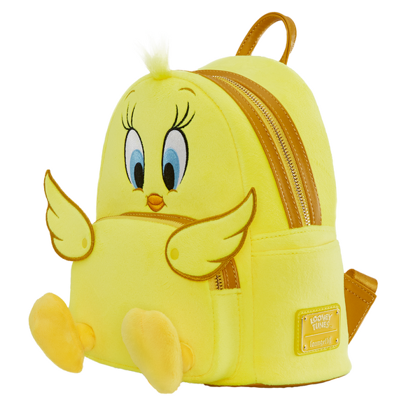 Loungefly: Looney Tunes - Tweety Plush Mini Backpack - Bards & Cards