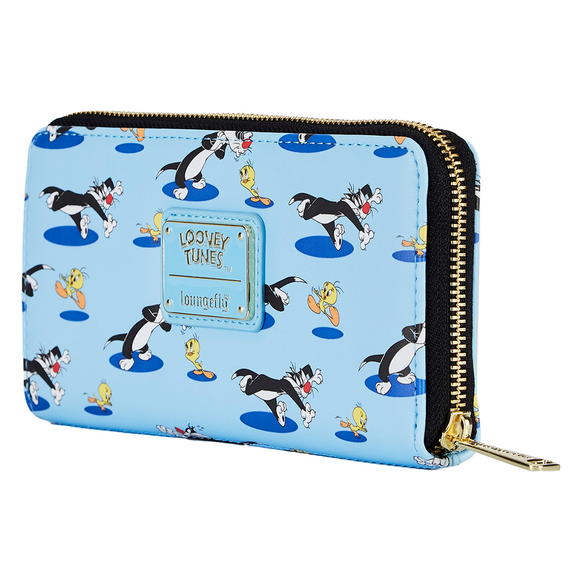 Loungefly: Looney Tunes - Tweety and Sylvester Zip Wallet - Bards & Cards