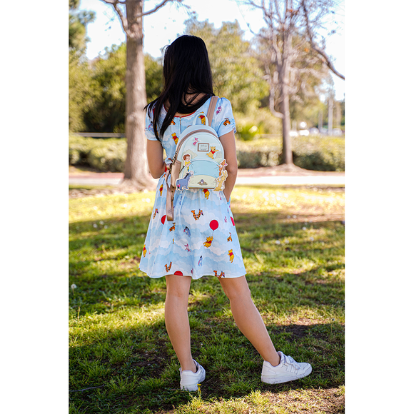 Stitch Shoppe by Loungefly: Disney Winnie the Pooh - Up in the Clouds "Laci" Dress - Bards & Cards