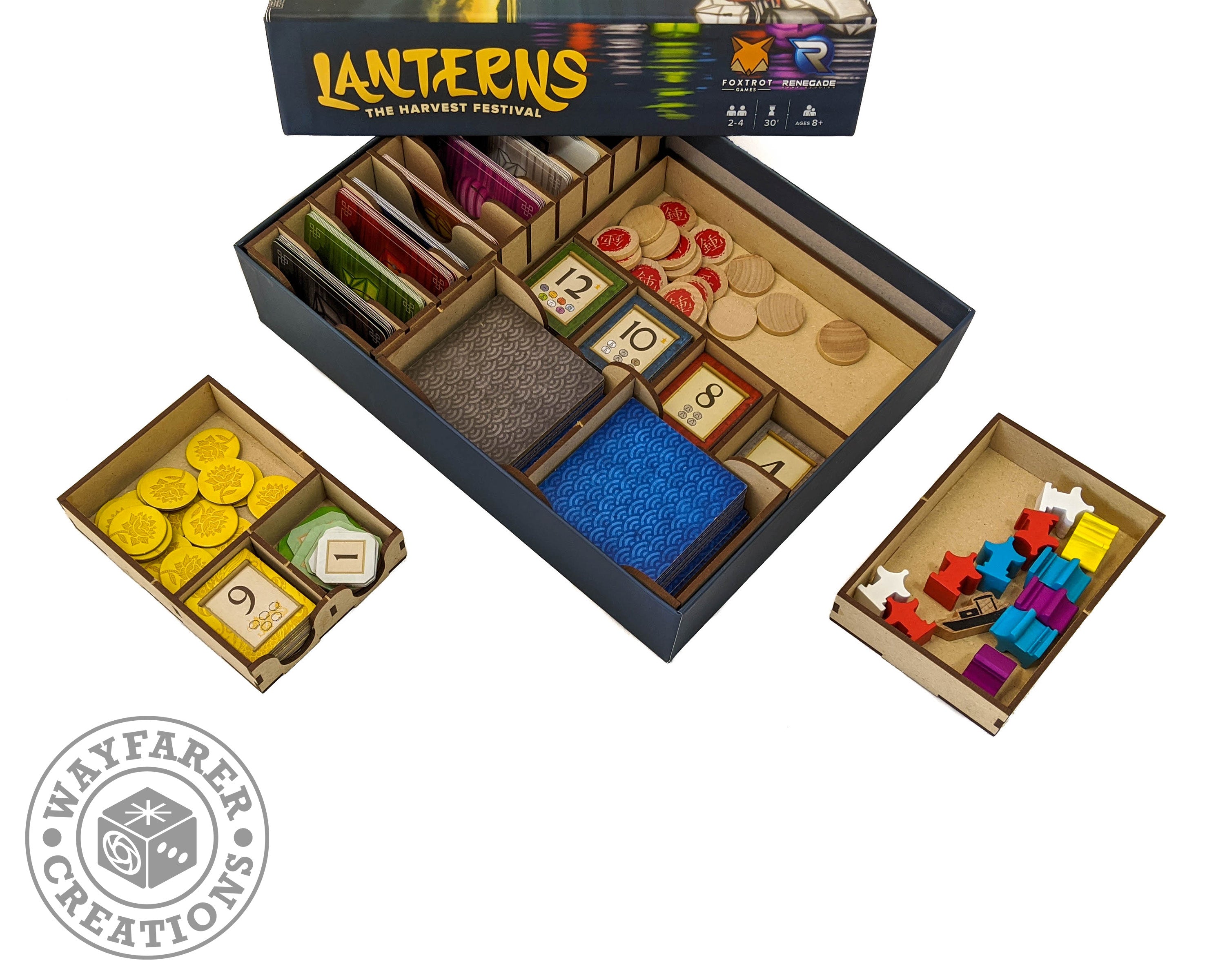 Lanterns Board Game Organizer Insert - 0