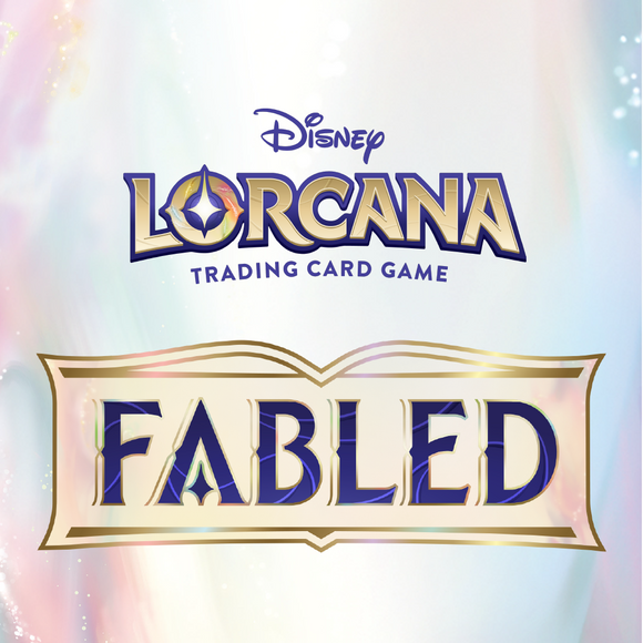 Sat 10/25/2025, 1 pm - Disney Lorcana Fabled Set Championship - Bards & Cards