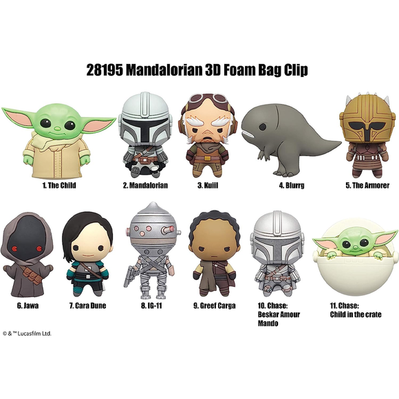 Monogram: Star Wars: The Mandalorian Series 1 - 3D Foam Bag Clip Blind Bag - Bards & Cards