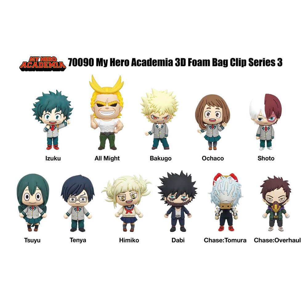 Monogram: My Hero Academia Series 3 - 3D Foam Bag Clip Blind Bag