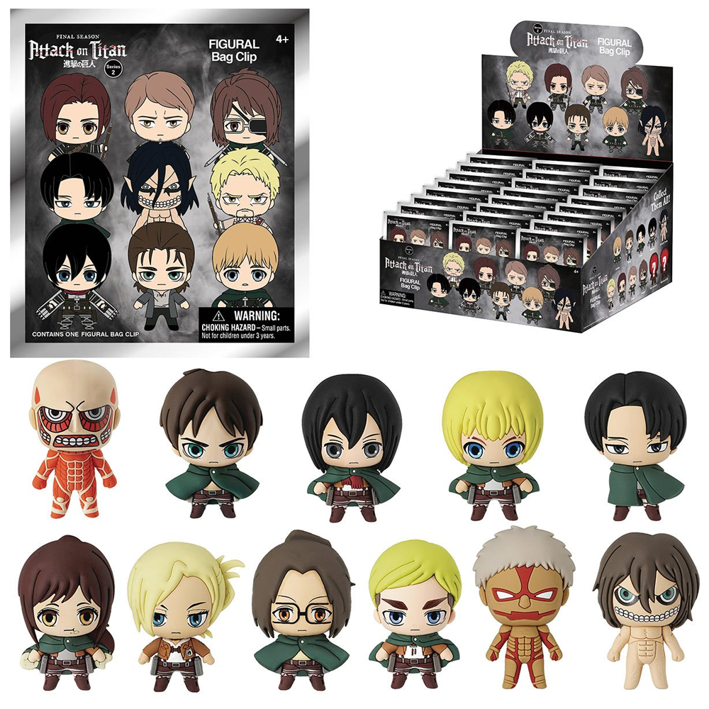 Monogram: Attack on Titan Series 2 - 3D Foam Bag Clip Blind Bag - Bards & Cards