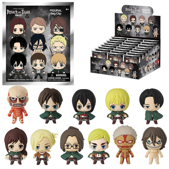 Monogram: Attack on Titan Series 2 - 3D Foam Bag Clip Blind Bag - Bards & Cards