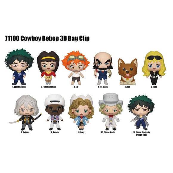 Monogram: Cowboy Bebop - 3D Foam Bag Clip Blind Bag - Bards & Cards