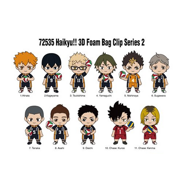 Monogram: Haikyuu!! Series 2 - 3D Foam Bag Clip Blind Bag - Bards & Cards