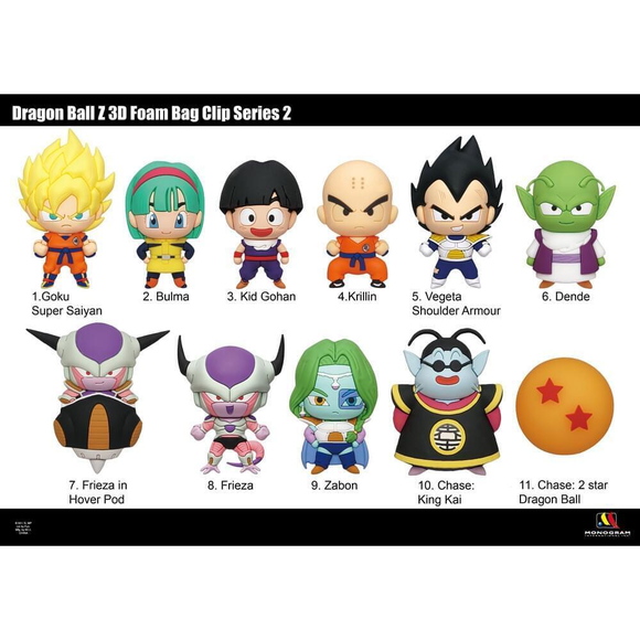 Monogram: Dragon Ball Z Series 2 - 3D Foam Bag Clip Blind Bag - Bards & Cards