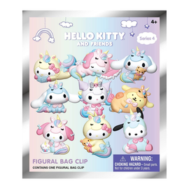 Monogram: Sanrio Hello Kitty Series 4 - 3D Foam Bag Clip Blind Bag - Bards & Cards