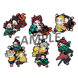 [PRE-ORDER] Megahouse: Demon Slayer: Kimetsu no Yaiba - Rubber Mascot Buddycolle Vol. 1 - 1 Blind Box - Bards & Cards