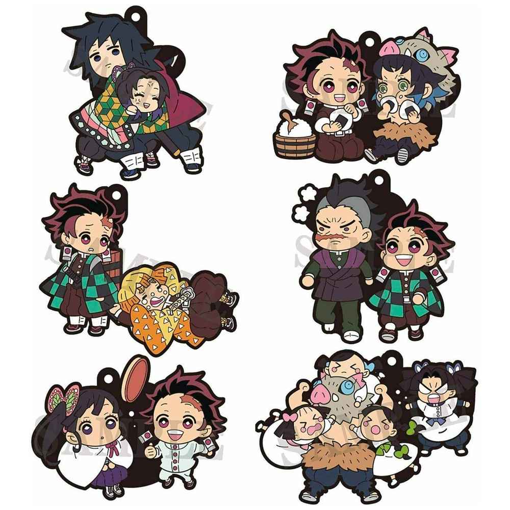 [PRE-ORDER] Megahouse: Demon Slayer: Kimetsu no Yaiba - Rubber Mascot Buddycolle Vol. 3 - 1 Blind Box