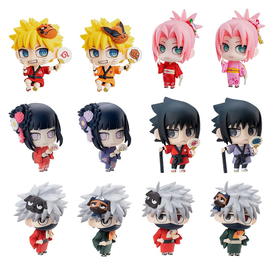 Megahouse Petit Chara Land: Naruto 10th Anniversary Ver. - 1 Blind Box Figure - Bards & Cards