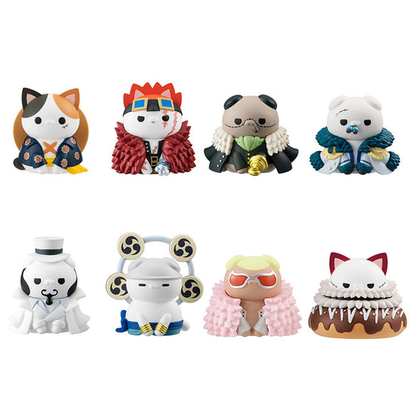 [PRE-ORDER] Megahouse Mega Cat Project: One Piece - Nyan Piece Nyaan! Luffy with Rivals (1 Blind Box Figure) - Bards & Cards