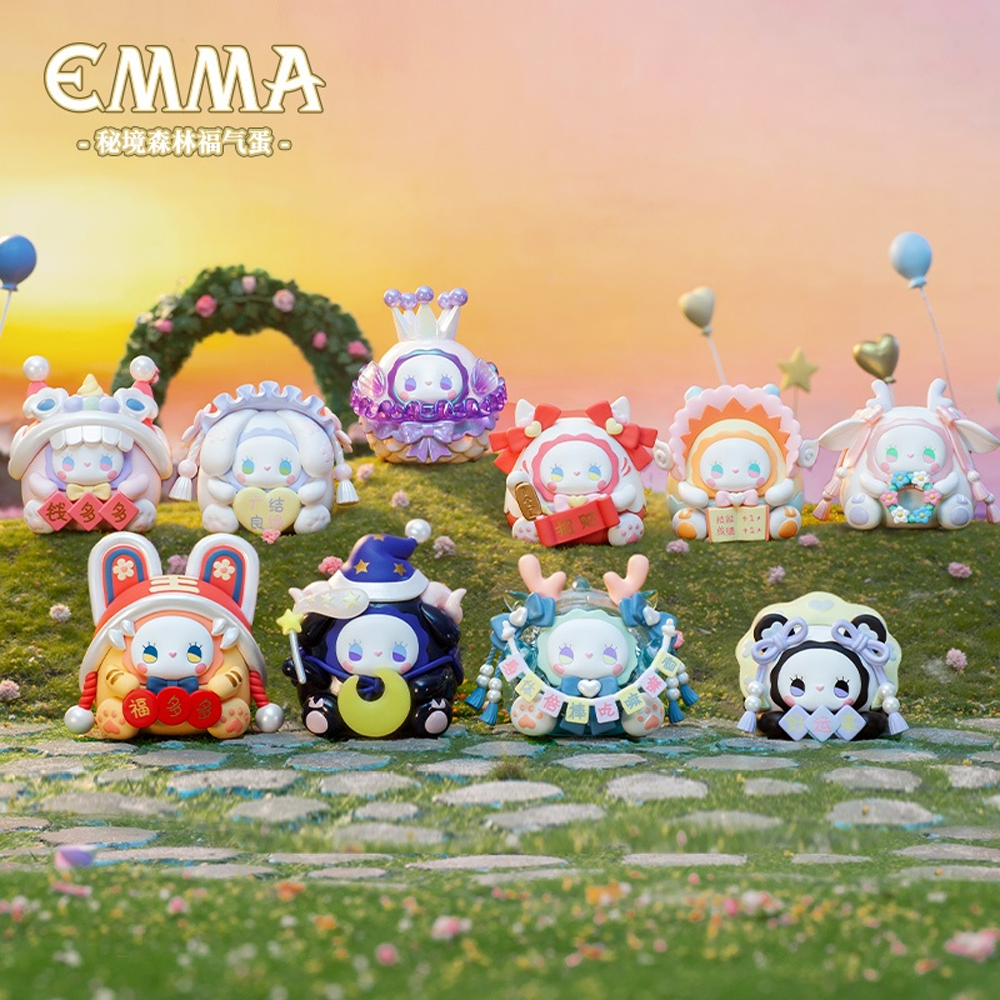 MJ Studio: Emma Unexplored Forest Lucky Egg Fortune Series - 1 Blind Box - Bards & Cards